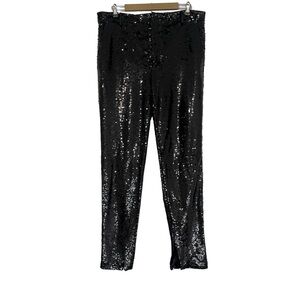 Zara Black Sequin Trousers